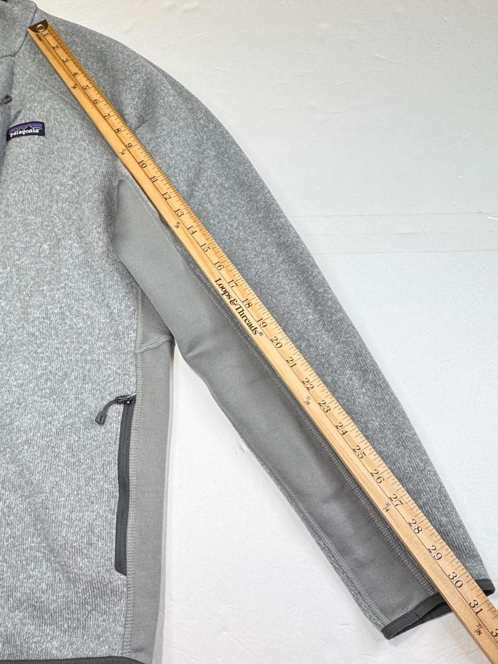 Patagonia Better Sweater Hoodie Men’s XL Gray Full Zip Fleece Jacket Logo Hiking